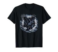 Mythologie Nordique Odin's Ravens Huginn et Muninn Midgard T-Shirt
