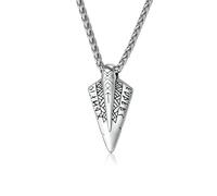 Mythologie nordique, symboles vikings, collier en acier titane, personnalité de niche, pendentif symbole culturel pour hommes