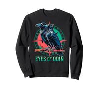 Mythologie Nordique Viking Celtique Huginn & Muninn Yeux d'Odin Sweatshirt