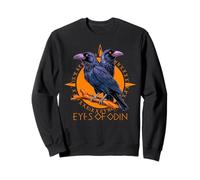 Mythologie Nordique Viking Celtique Huginn & Muninn Yeux d'Odin Sweatshirt