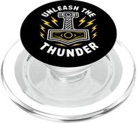 Mythologie Nordique Viking Celtique Marteau de Thor Mjolnir Valhalla PopSockets PopGrip pour MagSafe