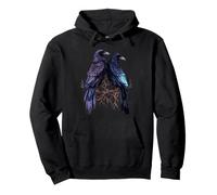 Mythologie Nordique Viking Warrior Ravens Sweat à Capuche