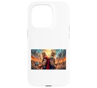 mythologie Odin and Thor The Gods March Into Final Battle Coque pour iPhone 15 Pro