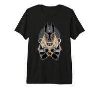 Mythologie Pharaon Dieu des Morts Anpu Dieu égyptien Anubis T-Shirt Haut de Gamme