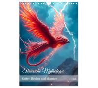 Mythologie slave - Dieux, héros et monstres, Version française (Calendrier mural 2026 DIN A4 portrait), Calendrier CALVENDO mensuel