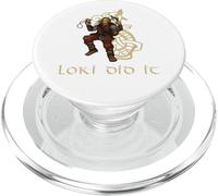 Mythologie Viking médiévale - Dieu Norse Trickster God Loki PopSockets PopGrip pour MagSafe