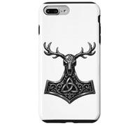 Mythologie Viking Nordique Mjolnir Valknut Triquetra Coque pour iPhone 7 Plus/8 Plus