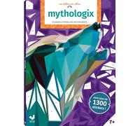 Mythologix - 12 tableaux à réaliser avec des autocollants - Angie Allison - Deux Coqs D'or - broché - Document jeunesse