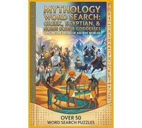 Mythology: Gr gyptian and Norse Gods & Goddesses Word Search Puzzle Book: Word Searches with Easy to Read Print about Ancient Mythological Gods & ... … Gift for Vacations, Holidays & Free Times