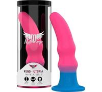 Mythology Kuno Utopia Gode Anal, Taille M, Multi-Couleur, Silicone, 15,5 cm Longueur, 4 cm Diamètre, Sans Vibration, Recommandé avec Lubrifiant à Base d'Eau