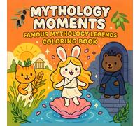 Mythology Moments Coloring Book - 35 Famous Mythology Legends illustrations for Adults and Teens: Unlock the Power of Legends Throught Art and Self-Discovery
