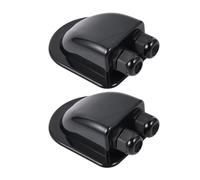 Mythosurge Passe-toit - Étanche IP68 - Double passe-câble solaire (noir, 2 pièces à 2 compartiments)
