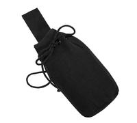 Mythrojan Marsupio medievale Con Chiusura a Coulisse Accessori per costumi Cosplay rinascimentali Borsa in Pelle Scamosciata per eventi vichinghi medievali Nero 20,3 x 16,5 cm