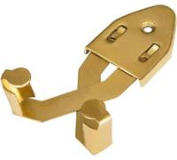 Mythrojan Metal Single Sword Vertical Wall Mount Universal Sword Holder Wall Display - Brass 3 Inch