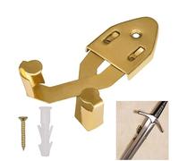 Mythrojan Metal Single Sword Vertical Wall Mount Universal Sword Holder Wall Display - Brass 3 Inch