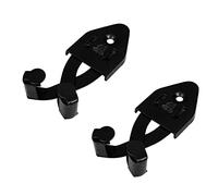 Mythrojan Metal Single Sword Wall Mounts Vertical Sword Mount Display Wall Hanger Adjustable Multifunctional Mount Wall Décor Rack for Axe, Knives - Black,Large, Packs of 2