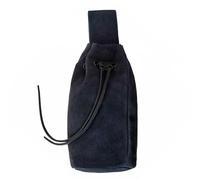 Mythrojan Pochette de Ceinture avec Cordon de Serrage pour Accessoires de Costume de Cosplay Renaissance Pochette à Bijoux pour Reconstitution d'événements médiévaux fêtes thème Bleu Marine de Minuit