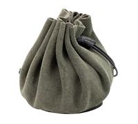 Mythrojan Pochette de ceinture en daim avec cordon de serrage - Accessoires de costume de la Renaissance - Pochette médiévale en daim - Pochette à dés - Sac banane pirate - Sac banane pour cosplay,