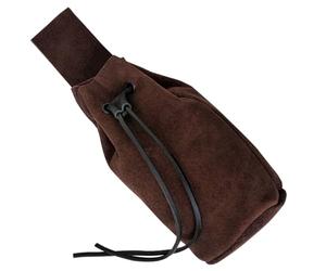 Mythrojan Pochette pour ceinture avec cordon de serrage, accessoire de costume Renaissance - Marron chocolat, marron chocolat, 8" x 6.5”