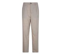 Myths - Pantalon Chino Texturé Slub à Pinces - Homme - Pantalons - Beige - Taille: M