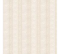 Mytinyworld Paquet de 5 Maison de Poupées Orné Pâle Beige Papier Peint Rayures Feuilles