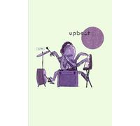 myTme notebook - Upbeat Octopus playing drums: 100 page notebook with alternating blank pages and 8mm wide lined pages. Hand drawn illustrations by Mother Hen Art.