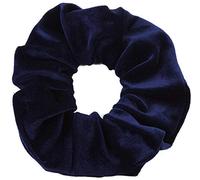 Mytoptrendz® Chouchou bleu marine uni pour queue de cheval (bleu marine)