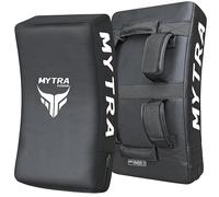 Mytra Fusion Bouclier de Coup de Pied pour la Boxe MMA Muay Thai Gym Workout Thai Kickboxing Kicking Strike Shield x 1 (Black (XL))