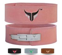 Mytra Fusion ceinture musculation 100% Cuir Véritable ceinture leste musculation Blanc Levier, ceinture de musculation Powerlifting ceinture musculation homme and femme
