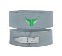 Mytra Fusion ceinture musculation 100% Cuir Véritable ceinture leste musculation Blanc Levier, ceinture de musculation Powerlifting ceinture musculation homme and femme