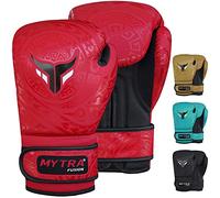 Mytra Fusion gant de boxe enfant - gants boxe enfant for Training, Kickboxing, Punch Bag, Muay Thai, MMA, Fighting and Fighting (Red, 6-oz)