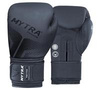 Mytra Fusion Gant de Boxe Homme et Femmes Gants de Boxe Cuir véritable Gants Boxe pour la Boxe, Le poinçonnage, l'entraînement et l'entraînement MMA 10, 12, 14, 16 oz Gant de Boxe