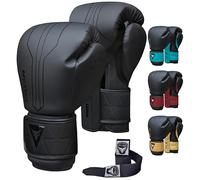 Mytra Fusion Gants de Boxe Inclus avec Bandes de Boxe Gratuite Gant de Boxe MMA Training Muay Thai Gants Hommes & Femmes Gants Boxe