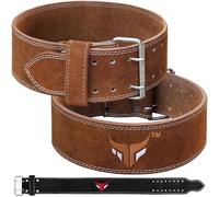Mytra Fusion Power Weight Lifting Belt L4 Weight Training Leather Belt Power Belts for Squats Workout
