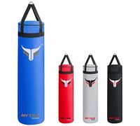 Mytra Fusion Sac de Frappe Suspendre Sac de Frappe Adulte pour MMA, Muay Thai, Boxe, entraînement de karaté Non rempli Sac de Boxe Disponible avec 2 Tailles 4FT et 5FT (Blue, 5FT)