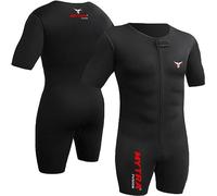 Mytra Fusion Sweat Suit Weight Loss Sliming Fitness Gym Exercise Training (L, Black)