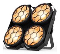 mytueetp 400W COB LED Par Lumiere Theatre,Projecteur COB+RGB Blanc Froid/Chaud Lumière de Scène Effets,Strobe DMX512 Contrôle Sonore,Lumière Disco pour église Mariage éclairage public Fête Noël