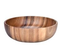 MYUANXI Grand bol à fruits en bois d'acacia de qualité supérieure fabriqué à la main - 24 cm