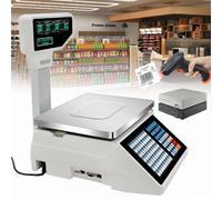 MYUYEE Balance Numérique De Tarification, Étiquette De Prix Double Face, Caisse Enregistreuse Électronique, pour Supermarché, Magasin De Détail, Entrepôt (PE