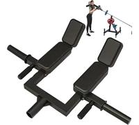 MYUYEE Barre d'épaule de sécurité pour squat, barre olympique, poignée d'entraînement de force pour jambes, hanches, épaules (noir)