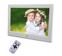 MYUYEE Cadre Photo Numérique Haute Définition De 10 Pouces, Équipé d'un Écran LED Grand Format 16:9, d'un Emplacement pour Carte USB/SD Et d'une Télécommande.