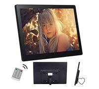 MYUYEE Cadre Photo Numérique Haute Définition De 15 Pouces, Écran LED Grand Format 16:9, avec Emplacement pour Carte USB/SD Et Télécommande.