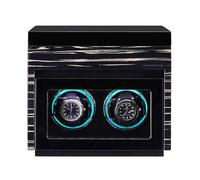 MYUYEE Caricatore Automatico per Orologi Con Luce LED, Custodia per Orologi Con Motore Silenzioso, Adatto A Tutti Gli Orologi Automatici E Meccanici.(2+4)