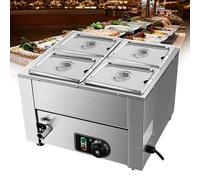 MYUYEE Chauffe-aliments commercial avec 3/4/5/6 casseroles pour restauration chaude, machine électrique de trempe au chocolat perlé