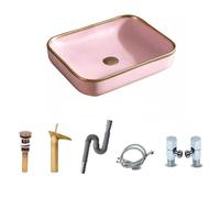 MYUYEE Lavabo Vasque À Poser, Vasque Simple, Éclairage Intérieur Luxueux, Balcon, Cour, Table De Billard, Lavabo De Salle De Bain(B)