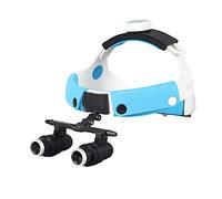 MYUYEE Loupes Dentaires Binoculaires Chirurgicales 4X/6X avec Lampe Frontale LED pour Stomatologie, Gynécologie, Cardiologie, Neurochirurgie Et Ophtalmologie