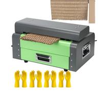 MYUYEE Machine De Découpe De Carton 200 W, Broyeur De Carton, Largeur De Coupe 325 Mm, Vitesse 3 M/Min, Outil De Découpe De Déchets De Carton, pour L'Emballage