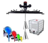 MYUYEE Mélangeur À Peinture, Mélangeur Électrique pour Cuve, Mélangeur À Mortier Portatif pour Peinture, Coulis, Plâtre, Mortier-Colle, Outil De Mélange pour Four(À)