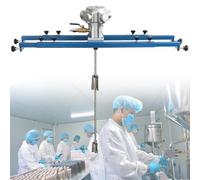 MYUYEE Mélangeur de Peinture à réservoir d'agitateur d'air Horizontal réglable 720-1200 mm 264 gallons Lames Pliantes Vitesse réglable ??0-1300 TR/Min,