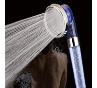 MYUYEE Pommeau De Douche À Main À Trois Niveaux De Réglage du Jet, Pommeau De Douche À Main avec Surpresseur Haute Pression, Pommeau De Douche